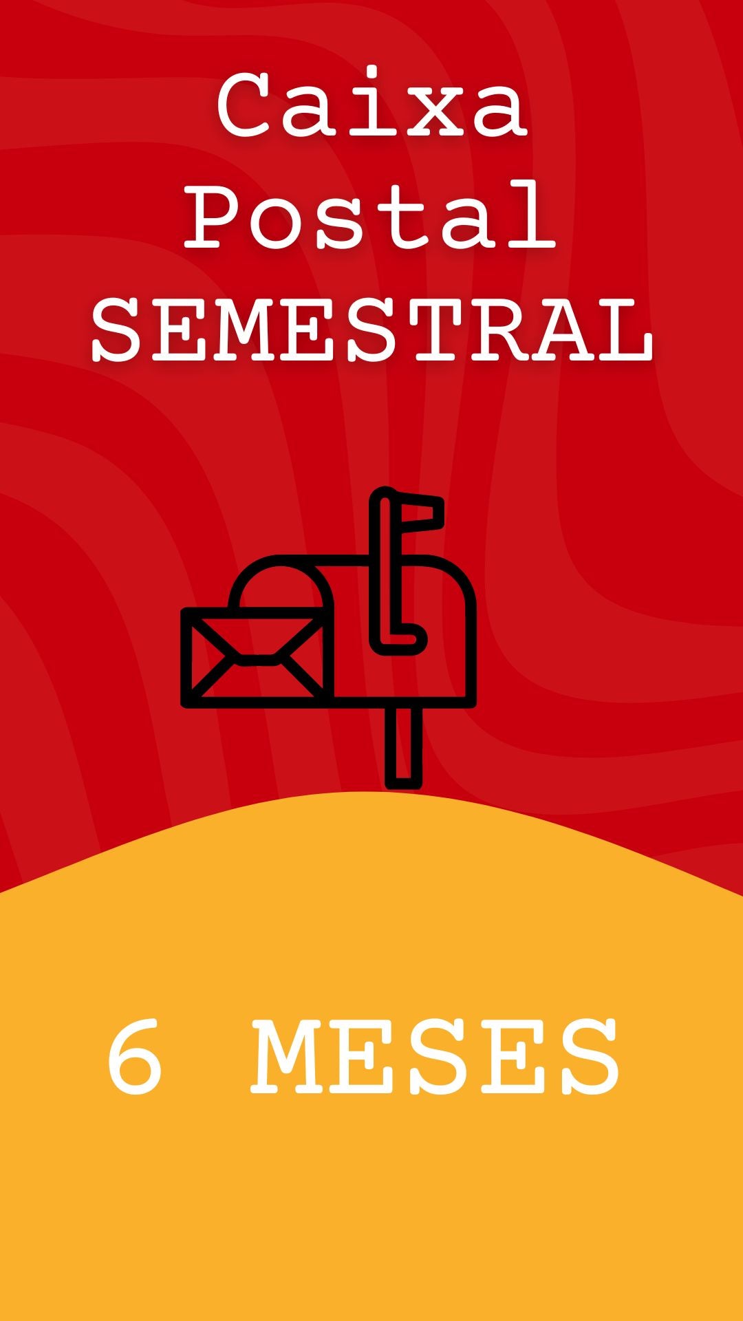 Serviço de Caixa Postal/POBox - 6 MESES