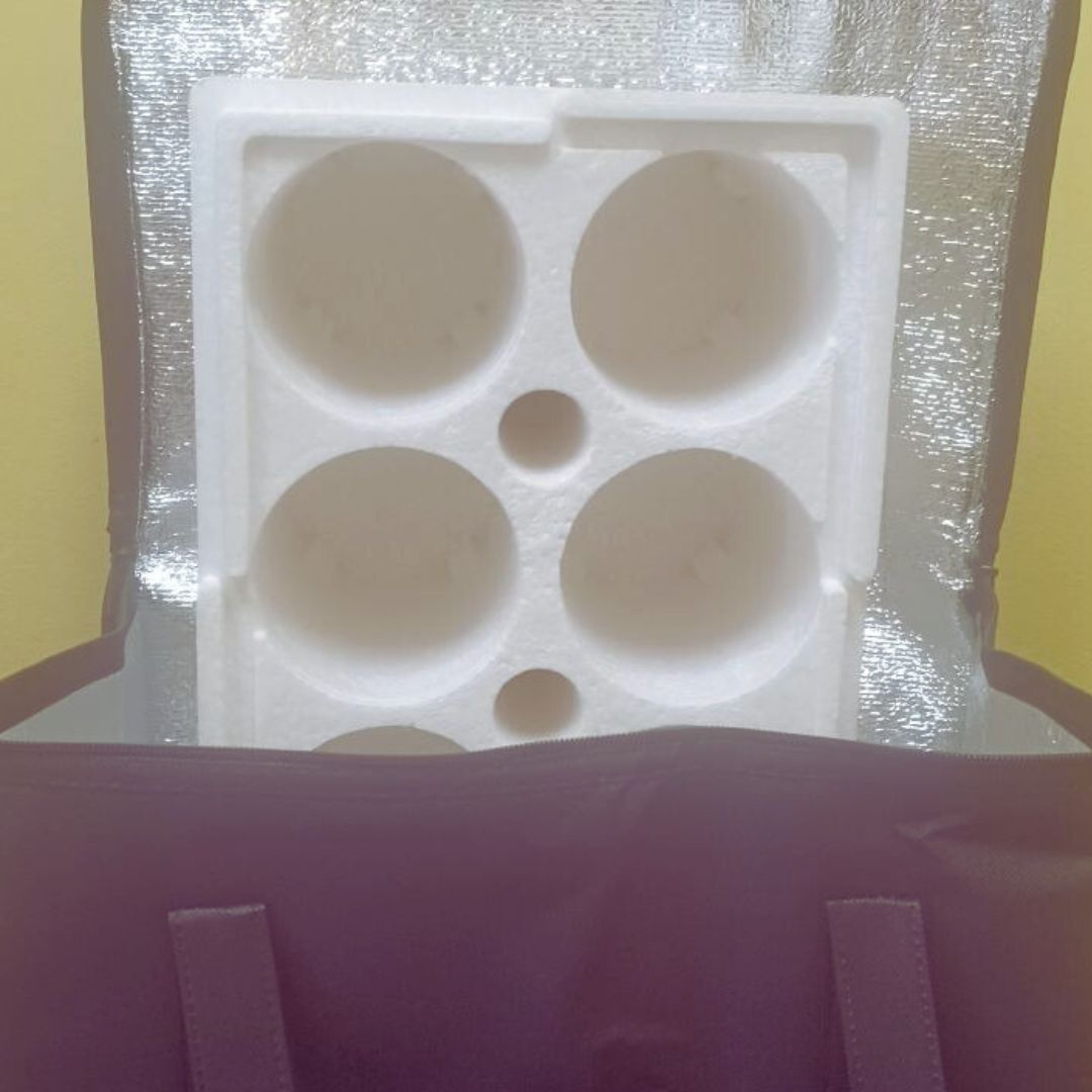 Saco Térmico com Interior de Esferovite para 6 Garrafas de vinho