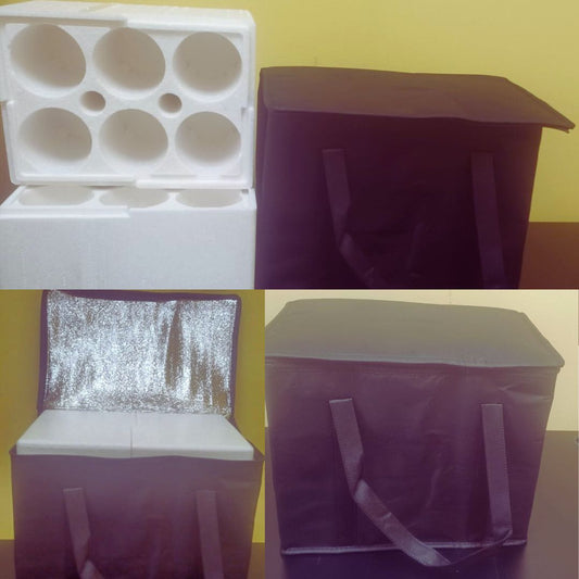 Saco Térmico com Interior de Esferovite para 6 Garrafas de vinho